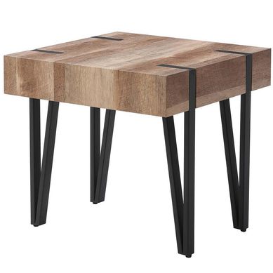 Mesa lateral 50x50x50 cm madera.