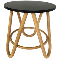 Mesa lateral 40x40x42 cm negro