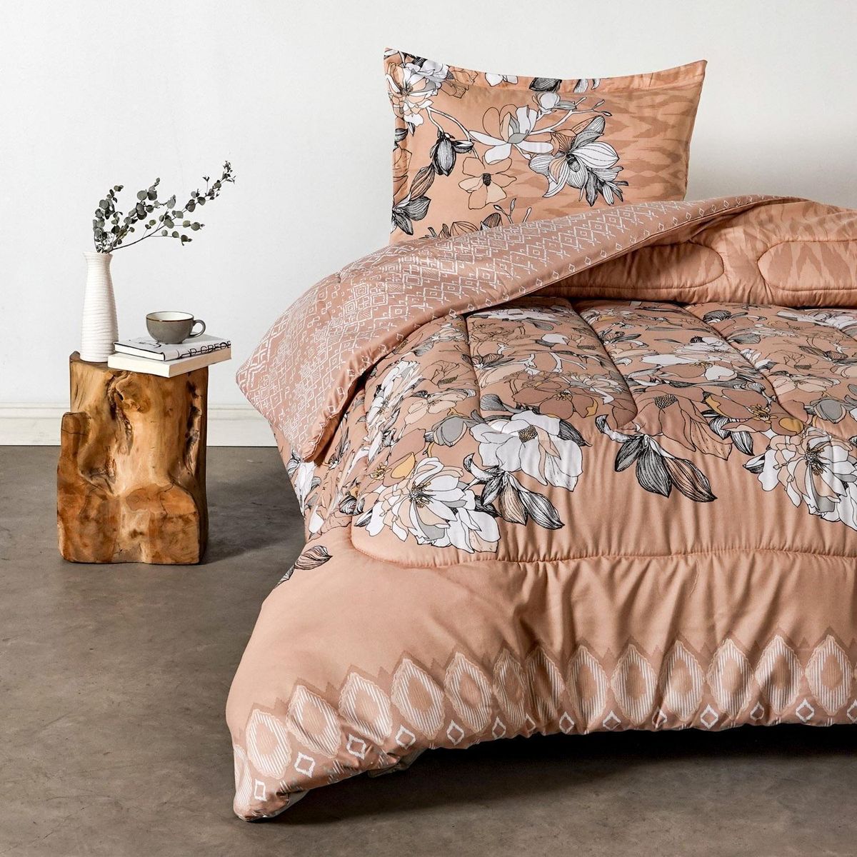 CANNON - Plumón 1.5 plazas Rosset Rosa 