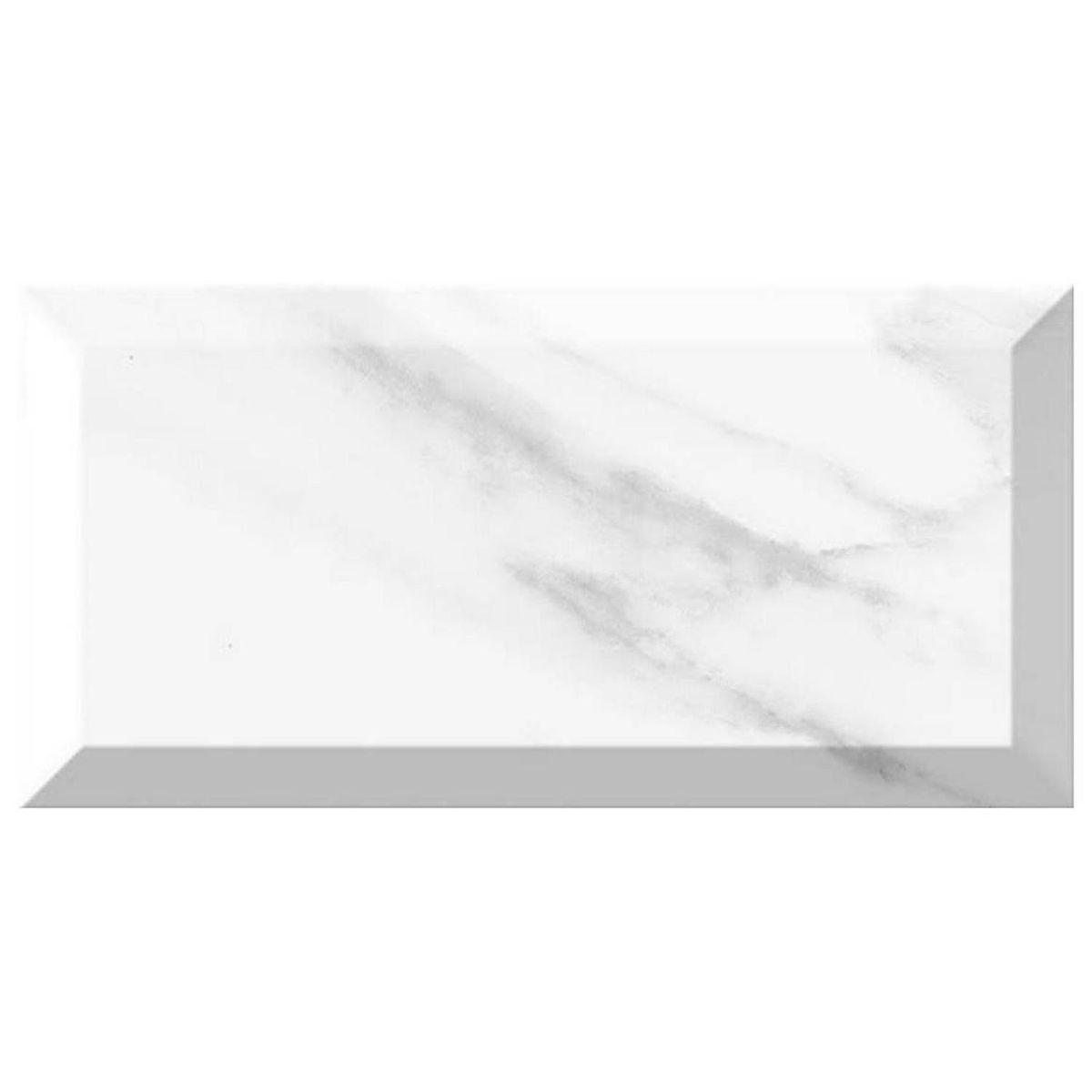 SUPER CERAMICA - Cerámica Muro 10x20 cm Metro Blanco 1 m2