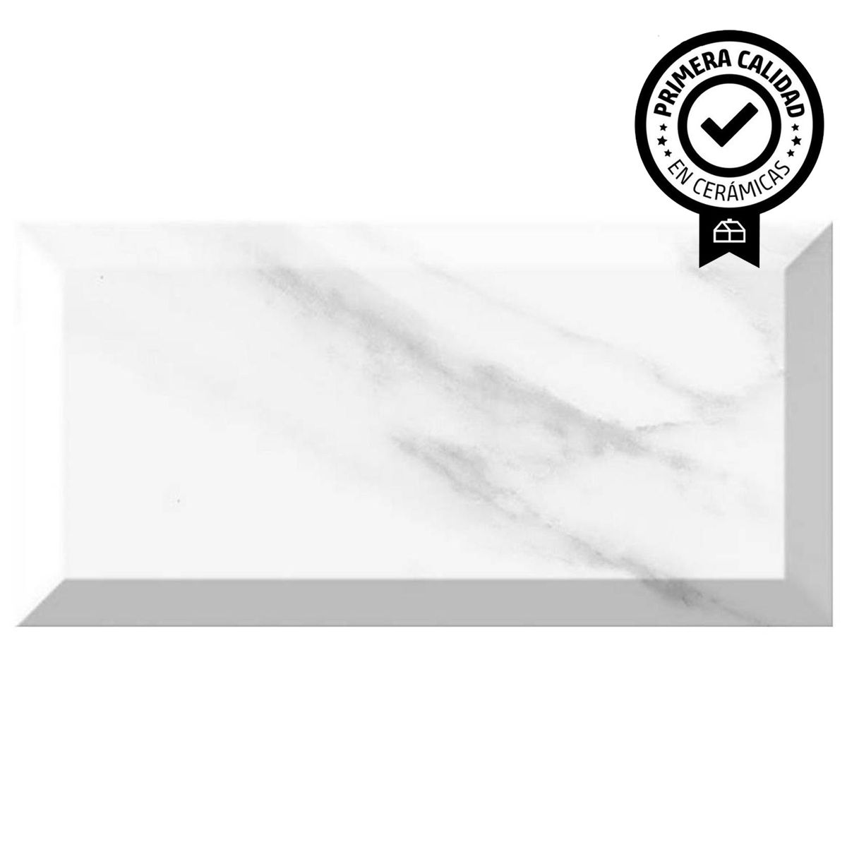 SUPER CERAMICA - Cerámica Muro 10x20 cm Metro Blanco 1 m2