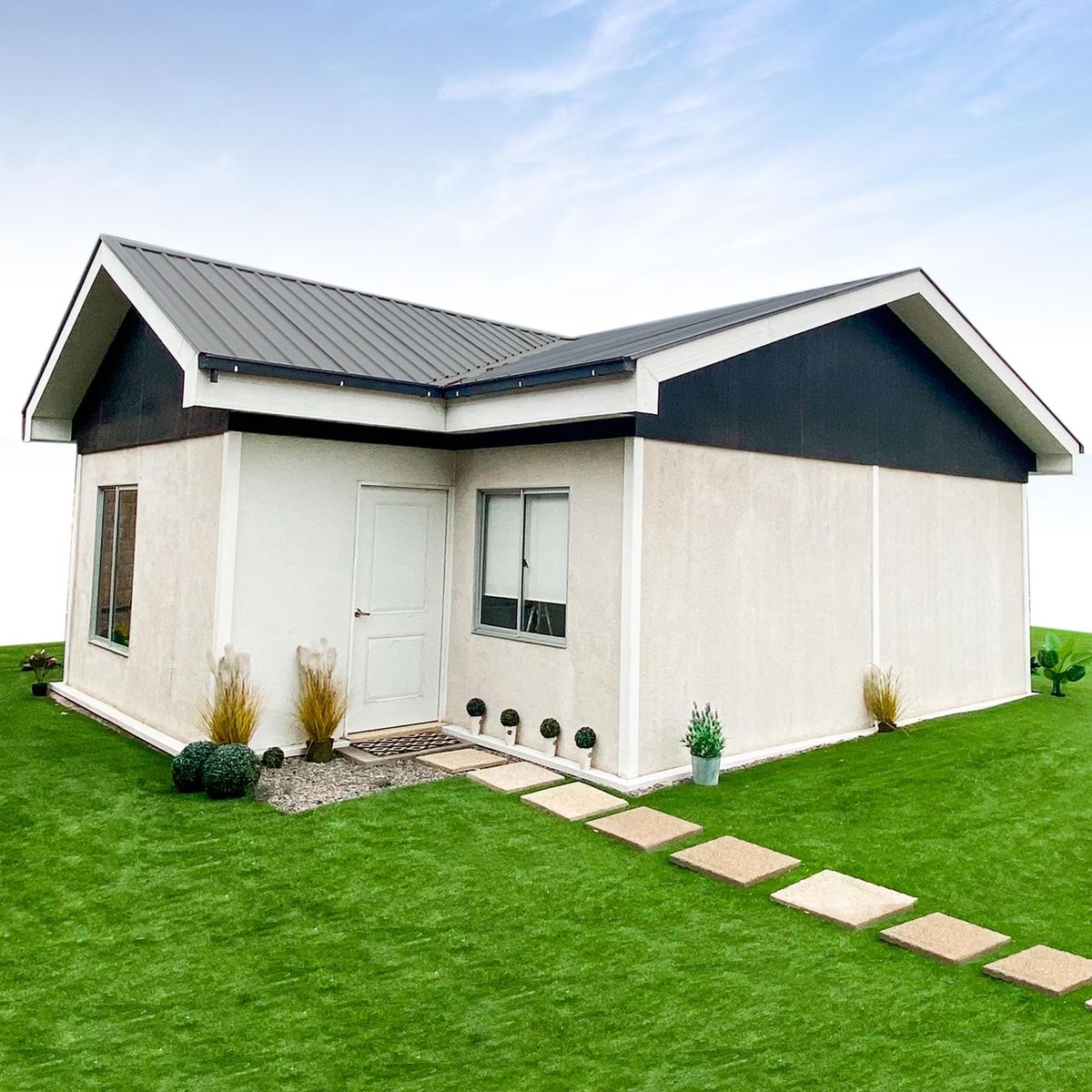 TWH - Vivienda modular 47mts2 (2D + 1B), con terminaciones incluidas