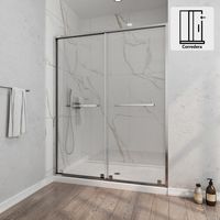 Mampara corredera frontal doble 160x190 8mm