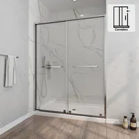 Mampara corredera frontal doble 140x190 8mm