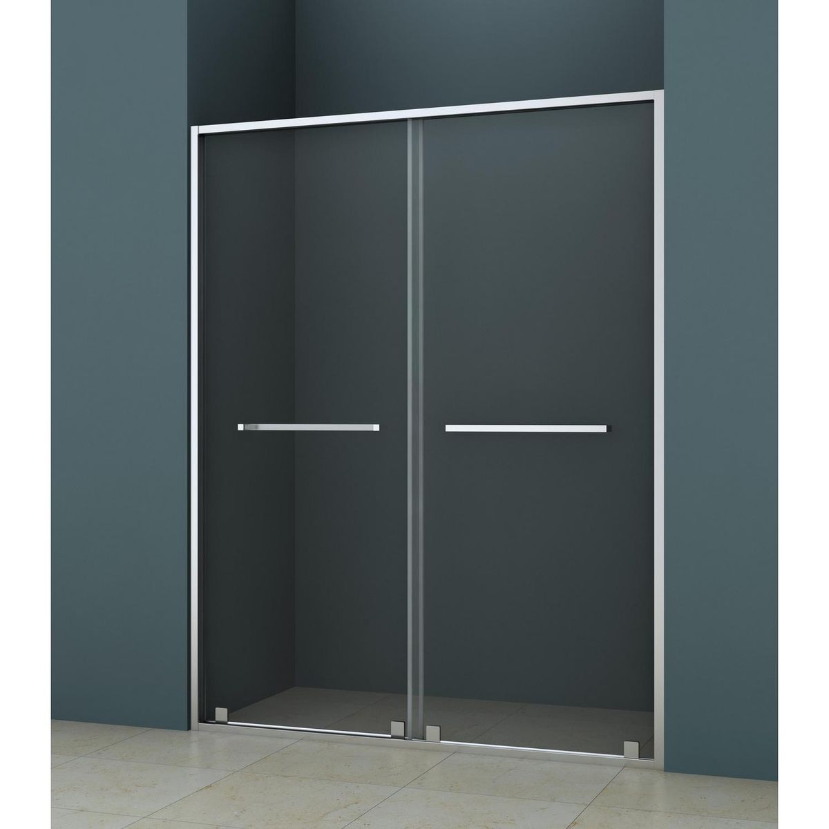 DUSCHY - Mampara corredera frontal doble 140x190 8mm