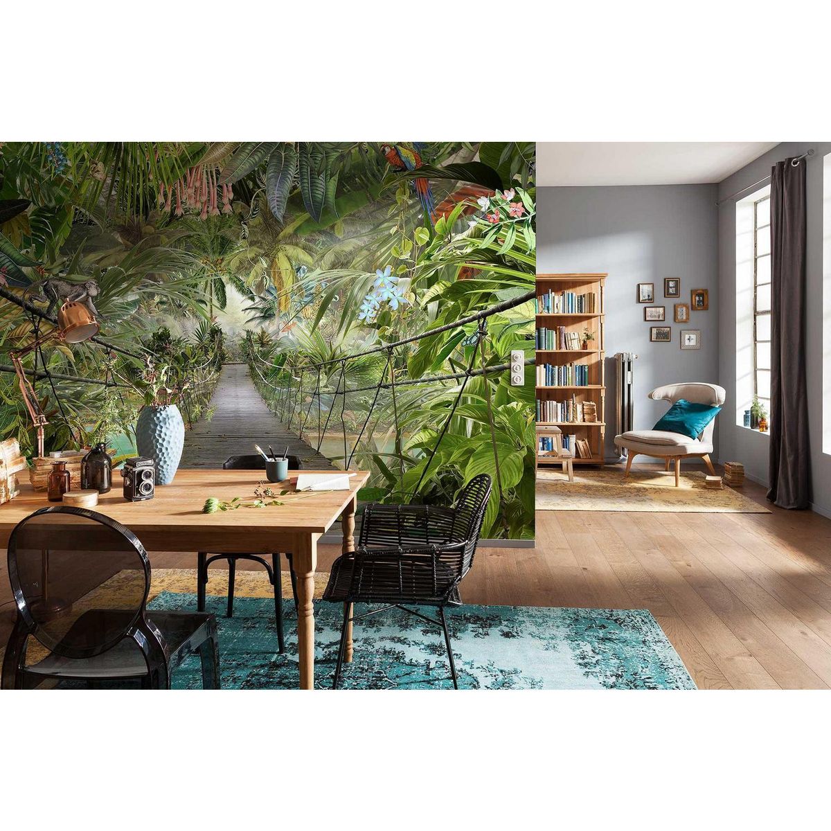 KOMAR - Papel Fotomural 8 Paneles Wild Bridge 8977 9,3 m2