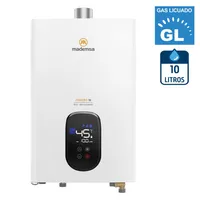 Calefont Gas Licuado 10 Litros Tiro Forzado