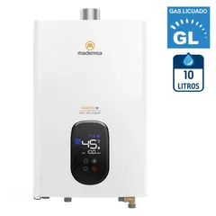 MADEMSA - Calefont Gas Licuado 10 Litros Tiro Forzado