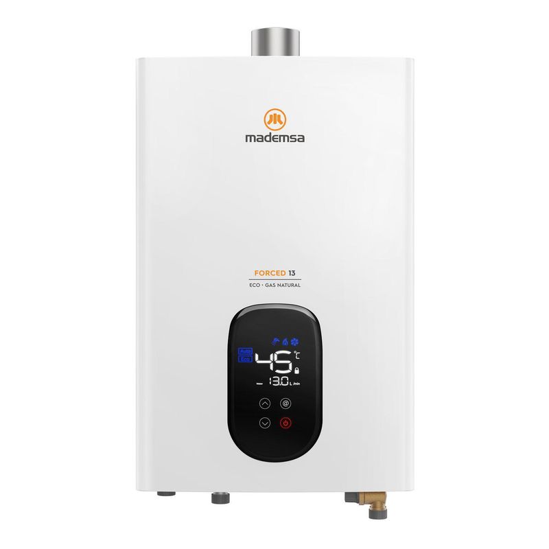 MADEMSA - Calefont Gas Natural 13 Litros Tiro Forzado