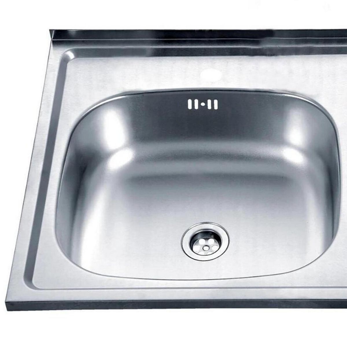 KUBLI - Lavaplatos Neu 1 Cubeta(s) 80x50x16 cm Acero inoxidable