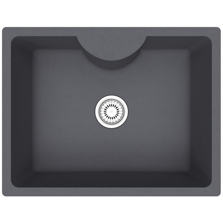 Lavaplatos Deluxe 1 Cubeta(s) 58x18x45 cm Granito