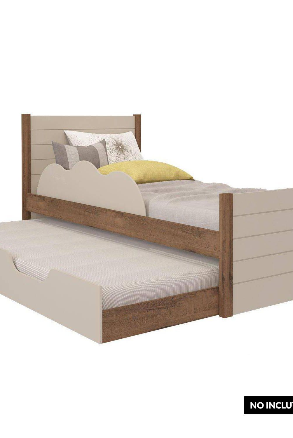 DECOCASA - Cama + cama auxiliar 1 plaza