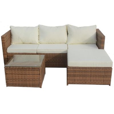 Imagen 2 del producto Juego de Living de Terraza Amanda 4 Personas Café