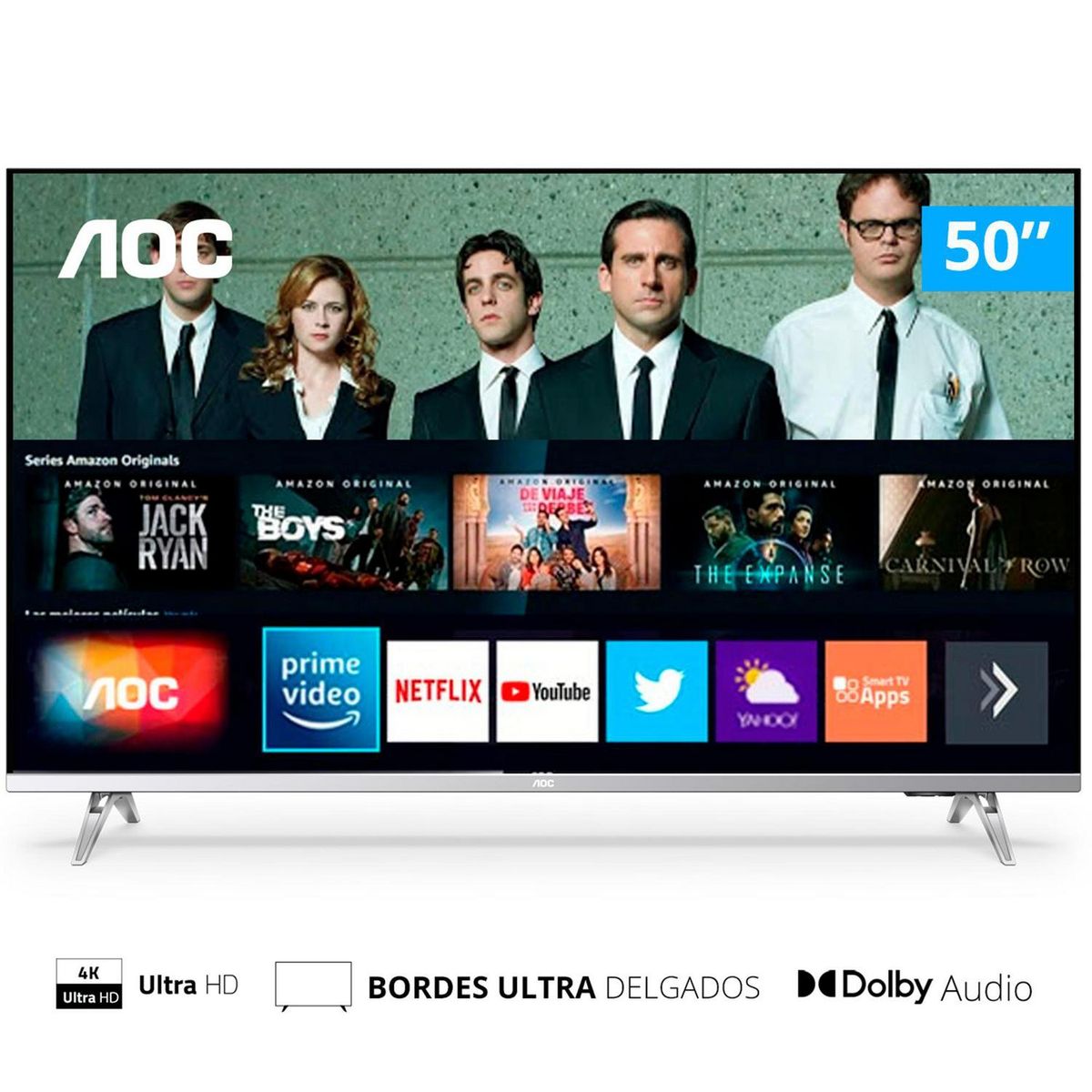 AOC - Smart TV LED 50 " Ultra HD 50U6305
