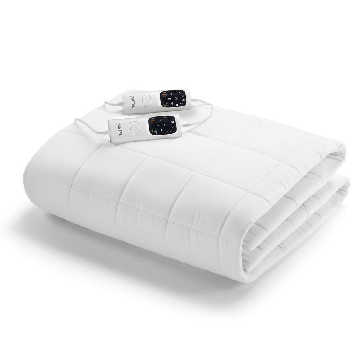 SCALDASONNO - Calientacamas Eléctrica Algodón 2 plazas 300 W Blanco