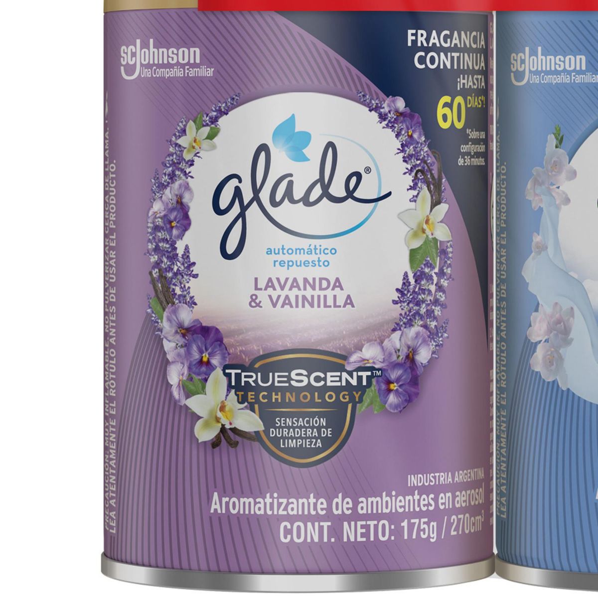 GLADE - Pack Repuesto Desodorante Automático Glade Lavanda y Caricias