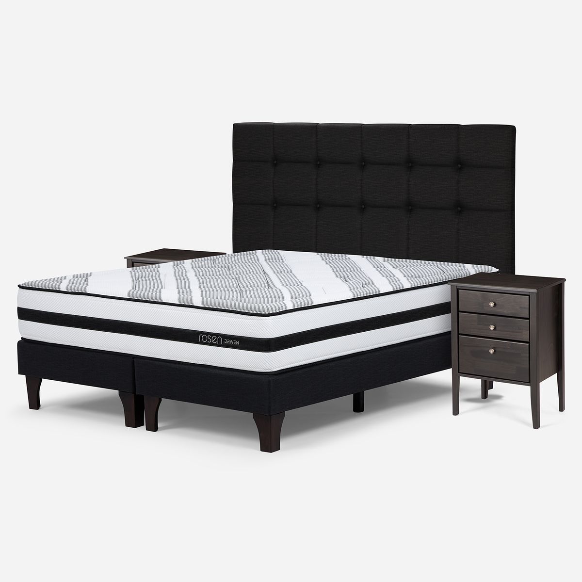 ROSEN - Cama King Driven Gris