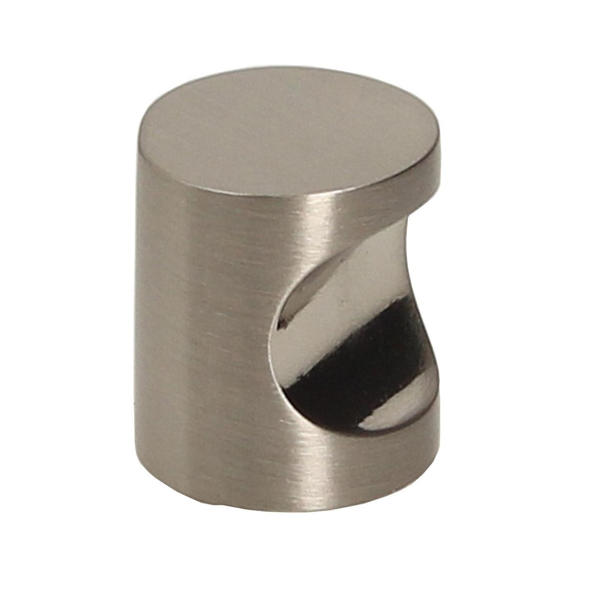 KUTZ - Perilla metalica cilindrica 23x20mm niquel satin