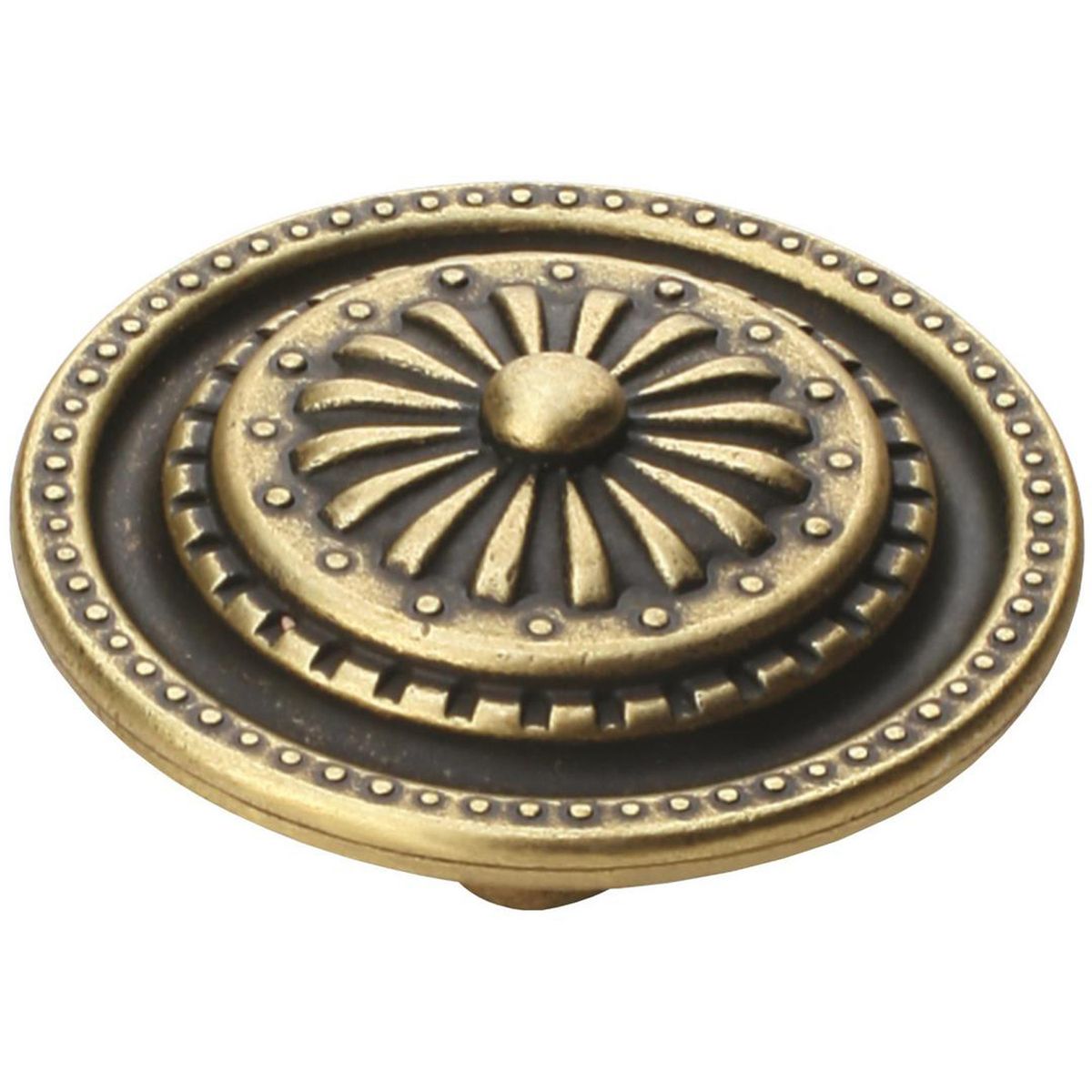 KUTZ - Perilla rota cuero viejo 45mm kutz