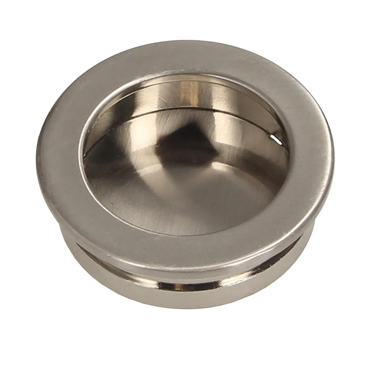 KUTZ - Asa redonda niquel cepillado 40mm kutz