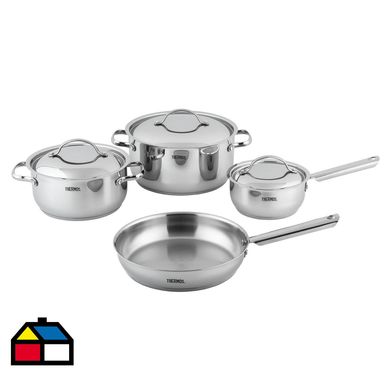 Batera de cocina 7 piezas acero inoxidable