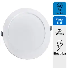 HB LEDS - Panel LED Embutido Redondo AD 20W Frío