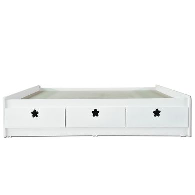 Cama 3 C Blanca Flor 1.5 plza.