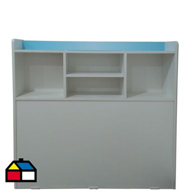 Respaldo Repisa Celeste 1 Plza