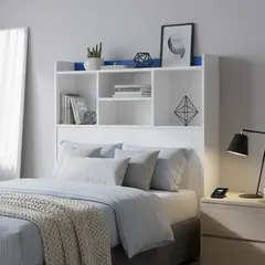 MUEBLES KIDS - Respaldo Repisa Azul 1 plaza