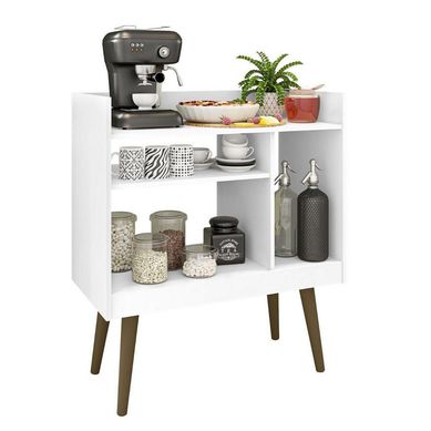 Aparador Arrimo Coffee Blanco 80x71x36 cm