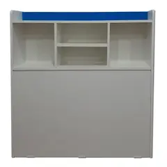 MUEBLES KIDS - Respaldo Repisa 1.5 plza Azul1