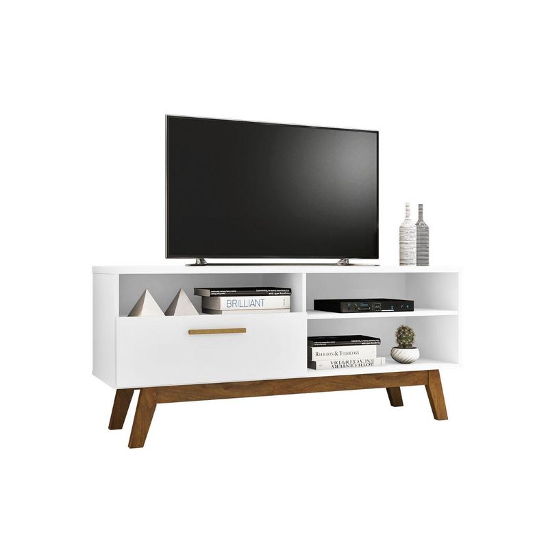 HOGA - Rack TV 55" Paladio Blanco 59x136x38 cm