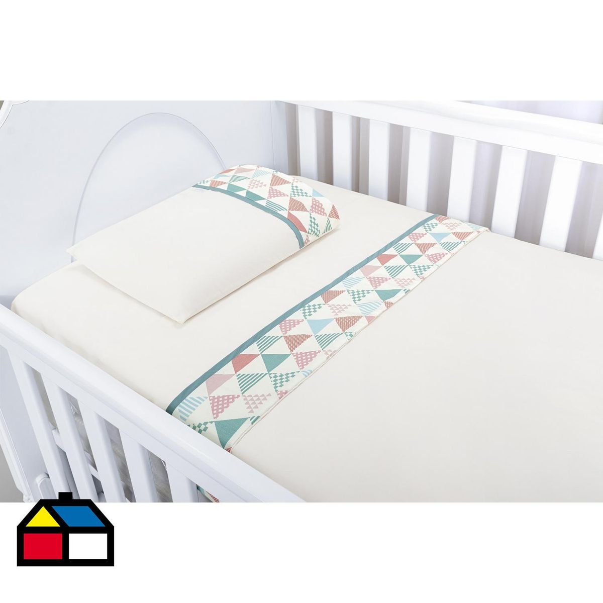 KIDSCOOL - Juego de Sábanas Infantil 144 Hilos Multicolor