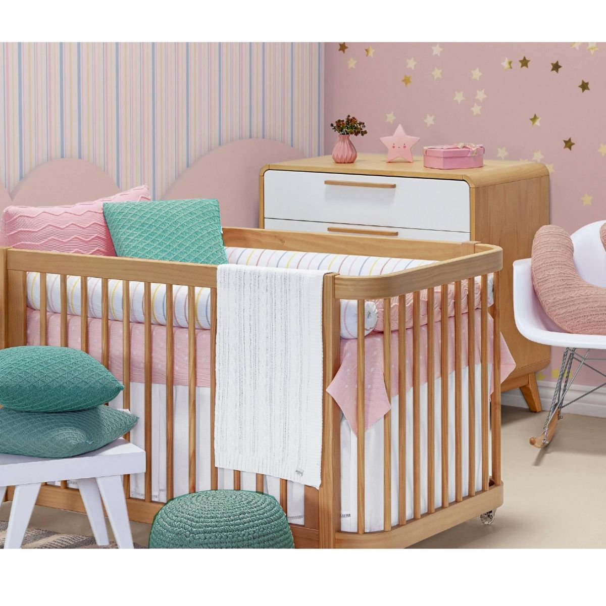 KIDSCOOL - Tejido 35x35 cm Verde