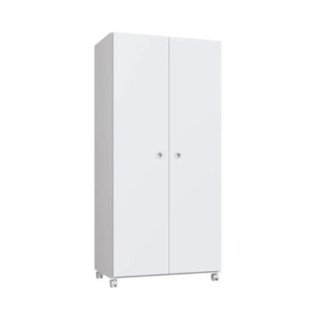 HOGA - Armario Roma Puerta(s) Cajón(es) 2 Repisa(s) 68x144x31 cm Blanco