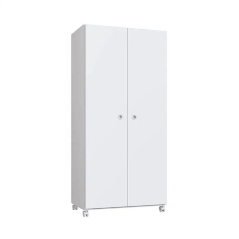 HOGA - Armario Roma  Puerta(s)  Cajón(es) 2 Repisa(s) 68x144x31 cm Blanco