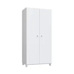 HOGA - Armario Roma Puerta(s) Cajón(es) 2 Repisa(s) 68x144x31 cm Blanco