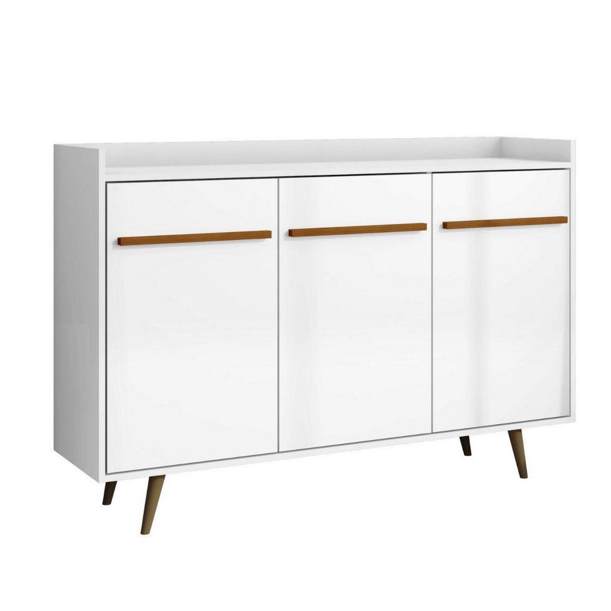 HOGA - Aparador Buffet Bar Quartzo Blanco 97x135x37 cm