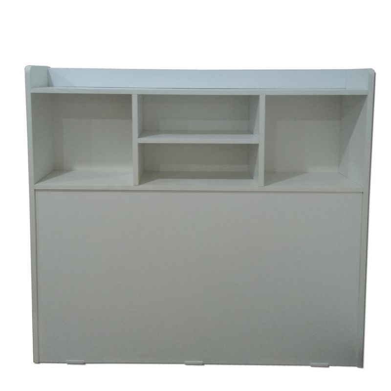 MUEBLES KIDS - Respaldo Repisa Blanco 1 plza