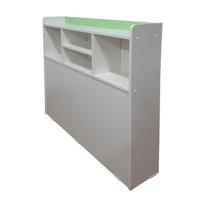 Respaldo Repisa Verde Menta 1 plza