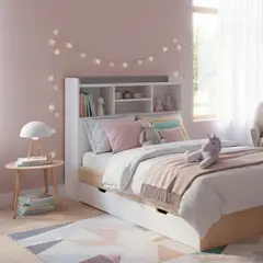 MUEBLES KIDS - Respaldo Repisa Grafito 15 plza