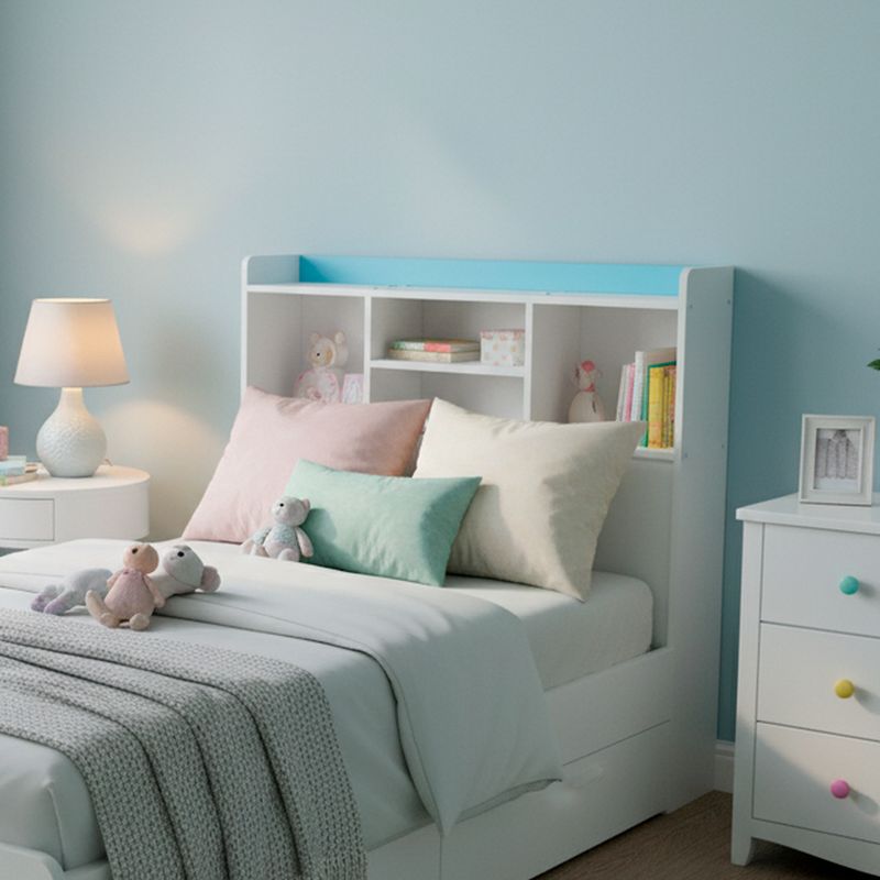 MUEBLES KIDS - Respaldo Repisa Celeste 15 plza