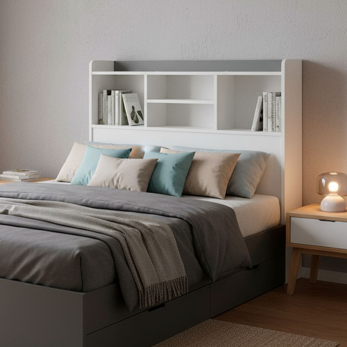 MUEBLES KIDS - Respaldo Repisa Grafito 1