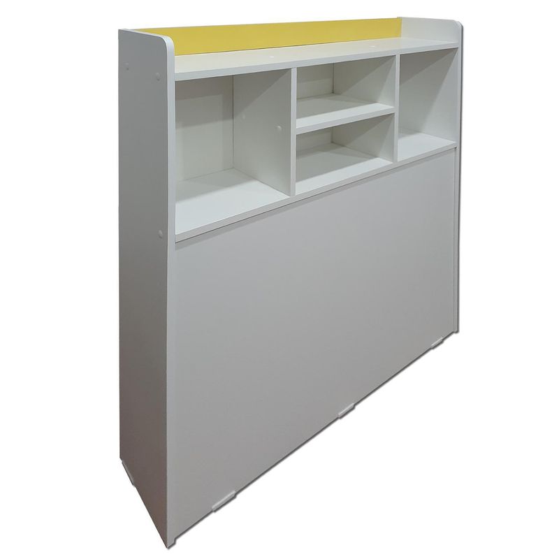 MUEBLES KIDS - Respaldo Repisa 1.5 plazas  Amarillo