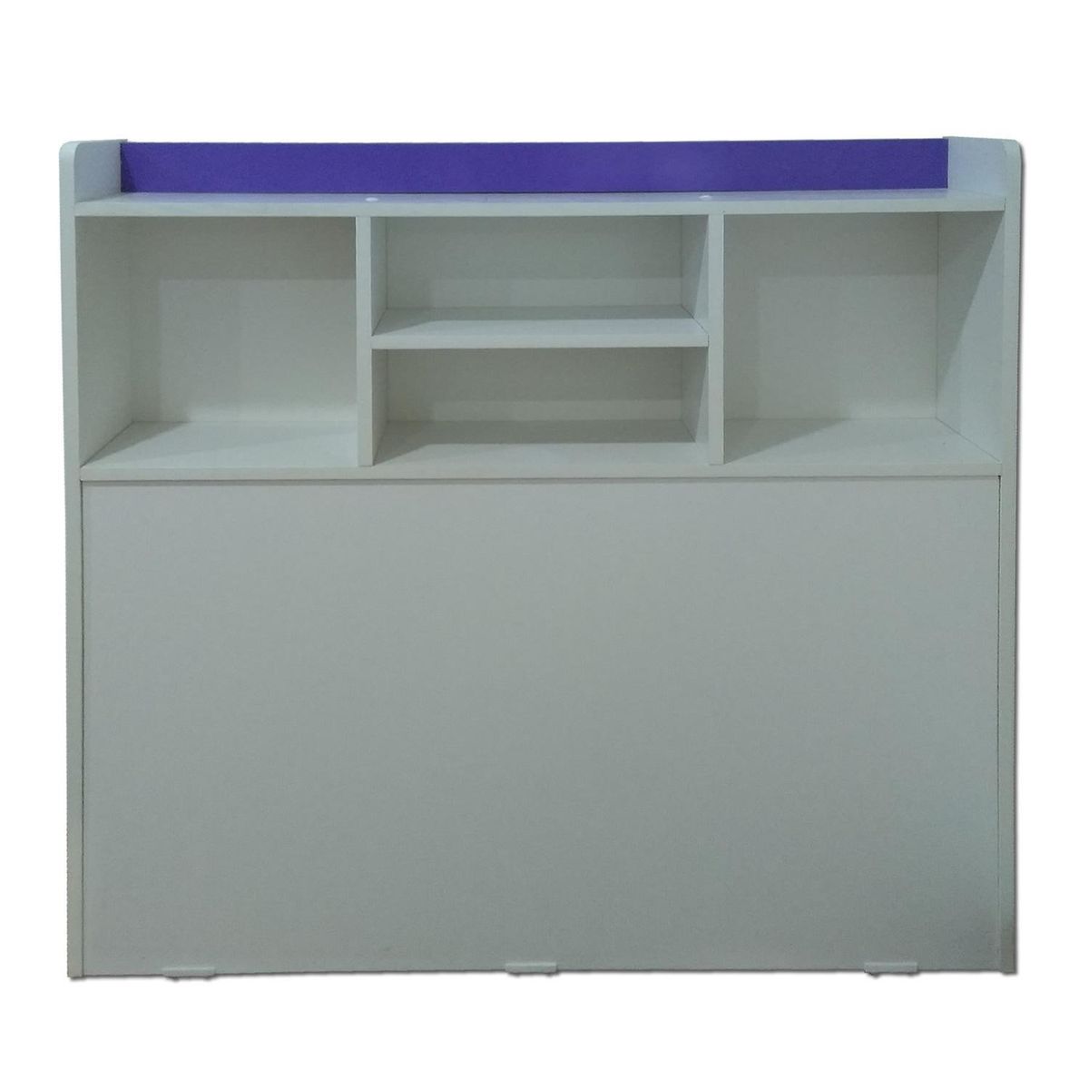 MUEBLES KIDS - Respaldo 1.5 plazas Repisa Morado