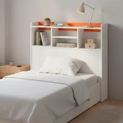 MUEBLES KIDS - Respaldo Repisa naranjo