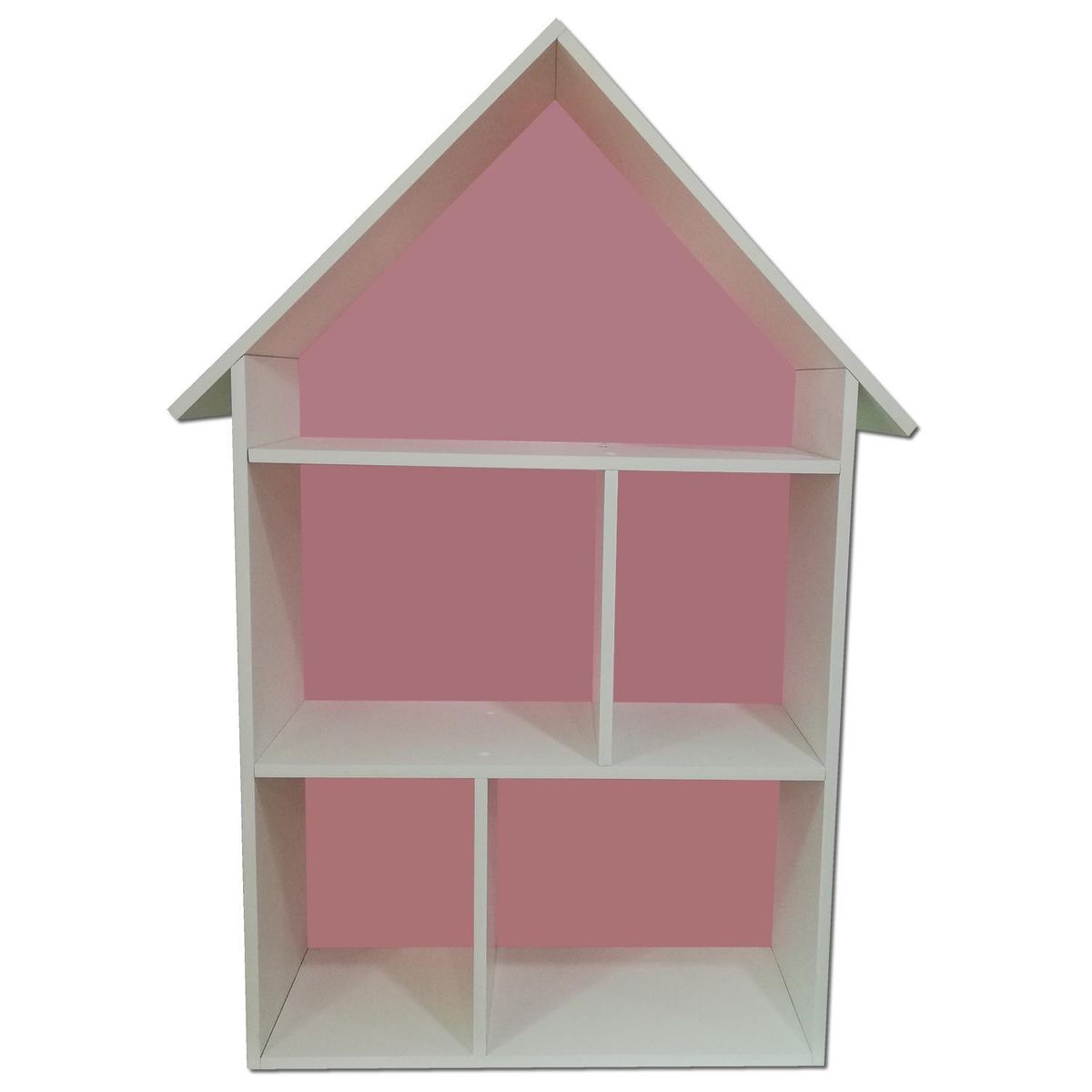 MUEBLES KIDS - Repisa Casa Melamina 3 Nivel(es) 85x120x25 cm Rosado