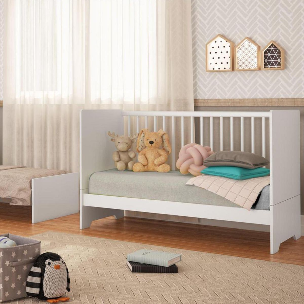 KIDSCOOL - Cobertor Infantil Liso Gris 