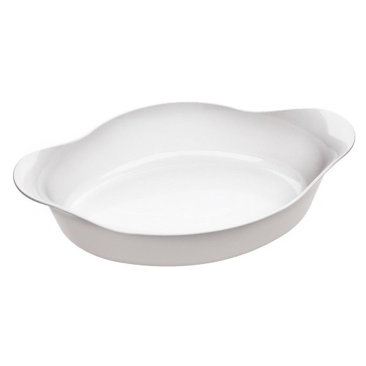 MARINEX - Asadera Ovalada Marinex Opal Templado 1.4 Litros Blanca