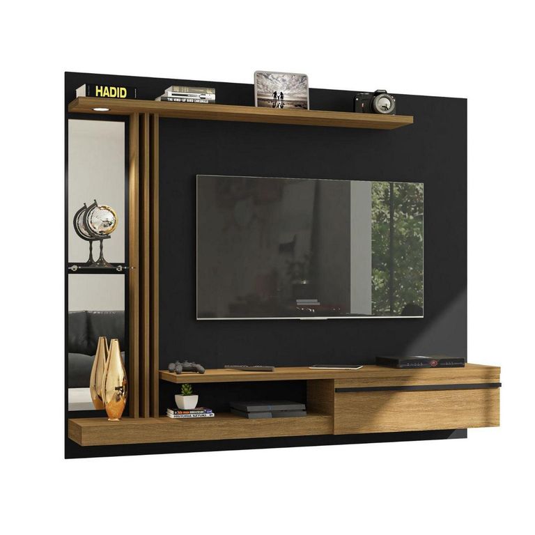 HOGA Panel Tv 55" Denver Negro Canela 136X160X29 cm
